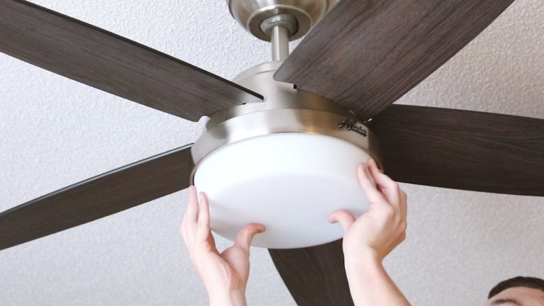 Hunter how to install a ceiling fan light fixture 4c739b1a 9eac 4b3d b69a b1c657eb4958 768x432 1 2