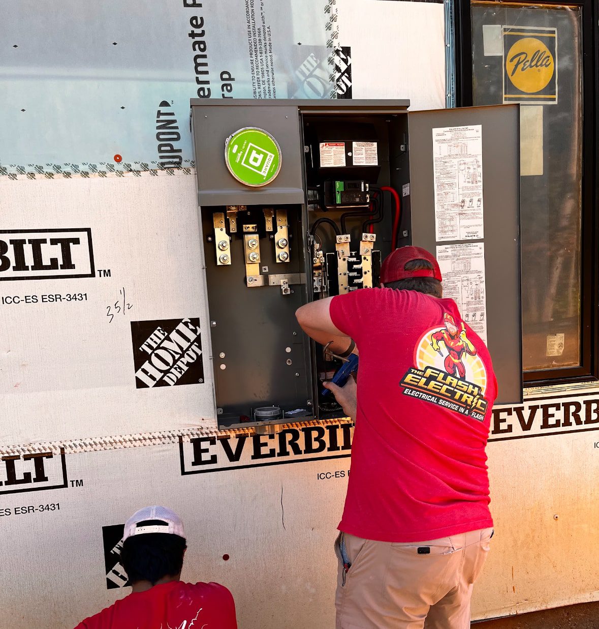 Electrical panel upgrade Receptacle installation repair surge protector installation